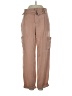 Free People 100% Rayon Tan Cargo Pants Size 0 - photo 1