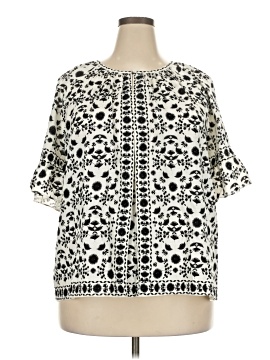 Max Studio Short Sleeve Blouse