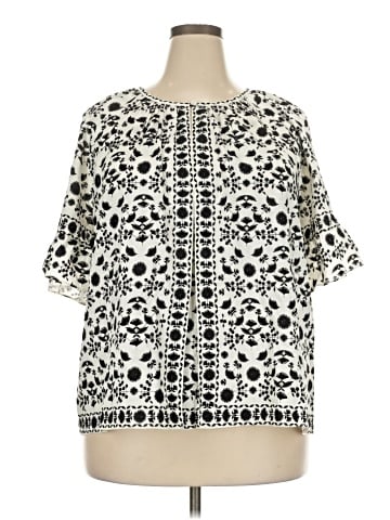 Max Studio Short Sleeve Blouse (view 1)