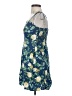 Old Navy 100% Rayon Floral Blue Cocktail Dress Size S - photo 5