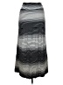 Studio M Stripes Silver Casual Skirt Size XL - photo 1