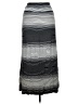 Studio M Stripes Silver Casual Skirt Size XL - photo 2