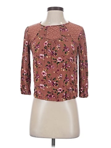 Rewind 3/4 Sleeve Blouse (view 1)