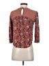 Rewind 100% Rayon Brown 3/4 Sleeve Blouse Size S - photo 2