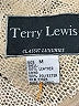 Terry Lewis 100% Leather Paisley Gold Blazer Size M - photo 6