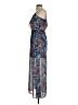 Xhilaration 100% Polyester Paisley Blue Casual Dress Size XS - photo 5