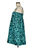 De Loreta 100% Baumwolle Animal Print Teal Cocktail Dress Size M - photo 5