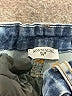 Monnalisa Graphic Blue Denim Shorts Size 5 - photo 3