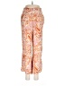Cynthia Rowley Paisley Orange Casual Pants Size M - photo 1