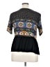 Boohoo Black Short Sleeve Blouse Size 14 - photo 2