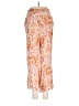 Cynthia Rowley Paisley Orange Casual Pants Size M - photo 2