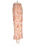 Cynthia Rowley Paisley Orange Casual Pants Size M - photo 5