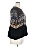 Boohoo Black Short Sleeve Blouse Size 14 - photo 4