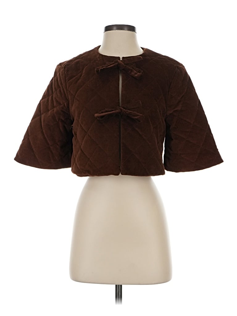 Pre-owned Zara Kids' Jacket In Brown