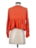 O'Neill 100% Rayon Orange 3/4 Sleeve Blouse Size S - photo 2