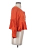 O'Neill 100% Rayon Orange 3/4 Sleeve Blouse Size S - photo 4