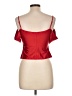 Alex & Sophia Red Short Sleeve Top Size L - photo 2