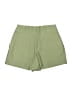 Athleta Solid Green Khaki Shorts Size 0 - photo 1
