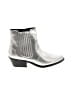 No Boundaries Silver Ankle Boots Size 8 - photo 1