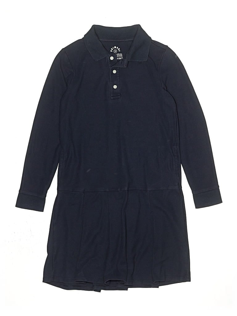 Pre-owned Primary Clothing Kids' Dress In Blue