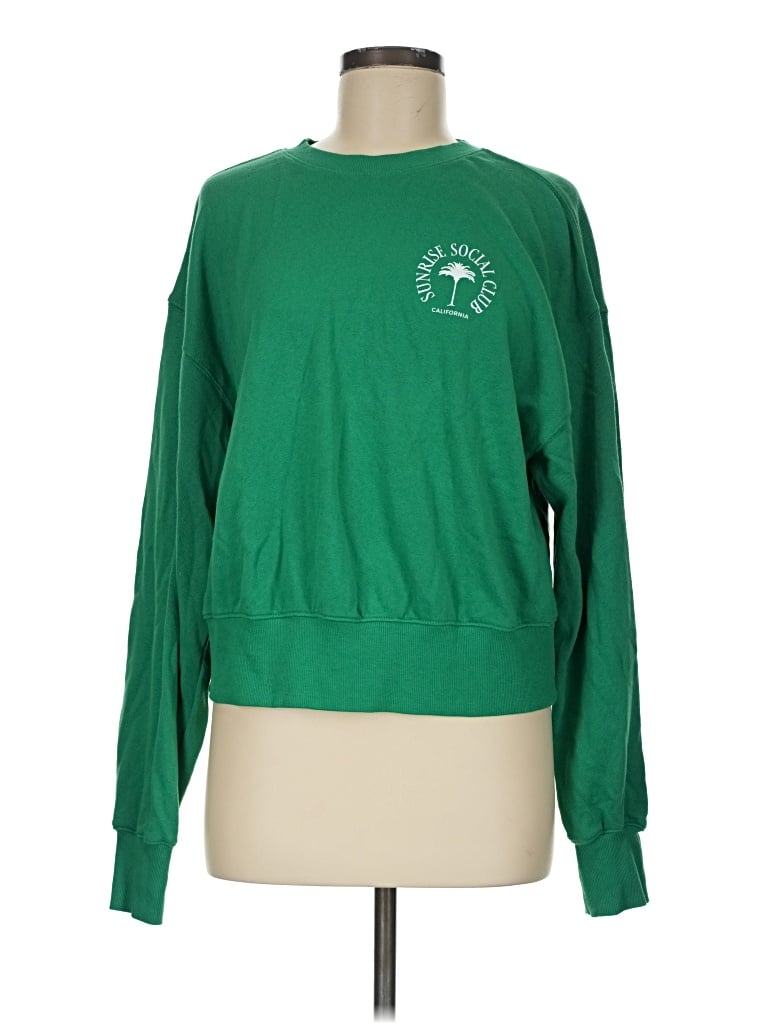 Pre-owned Old Navy Pullover Sweater In Green