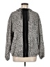 Lou & Grey Animal Print Gray Windbreaker Size M - photo 1