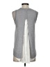 Athleta 100% Merino Silver Sweater Vest Size S - photo 2