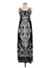 En Focus Studio Paisley Black Casual Dress Size 8 - photo 1