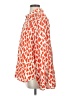 OVI Print Orange Long Sleeve Blouse Size S - photo 5