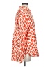 OVI Print Orange Long Sleeve Blouse Size S - photo 4