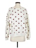Kule 100% Organic Cotton Hearts White Sweatshirt Size S - photo 1