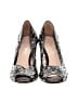Aquatalia by Marvin K Animal Print Black Heels Size 8 1/2 - photo 2
