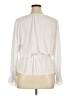 Counterparts 100% Polyester Ivory Long Sleeve Blouse Size XL - photo 2