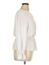Counterparts 100% Polyester Ivory Long Sleeve Blouse Size XL - photo 4