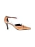 White Mountain 100% Leather Tan Heels Size 10 - photo 1