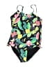 Old Navy Tropical Black One Piece Swimsuit Size XL - photo 1