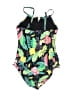 Old Navy Tropical Black One Piece Swimsuit Size XL - photo 2