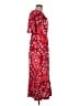 Rhode Paisley Red Casual Dress Size 8 - photo 4