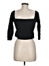 Old Navy 100% Cotton Black 3/4 Sleeve Top Size 8 - photo 2