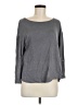 Adrienne Vittadini 100% Linen Gray Pullover Sweater Size M - photo 1