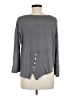Adrienne Vittadini 100% Linen Gray Pullover Sweater Size M - photo 2