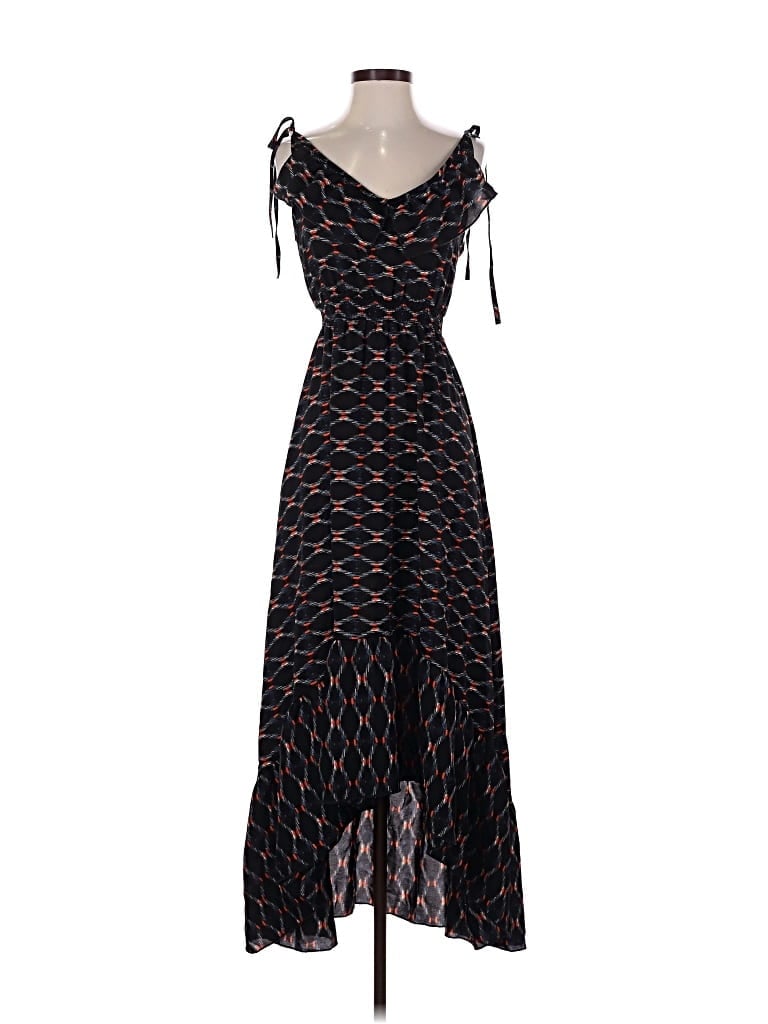Pre-owned Mia Joy Casual Dress In Black