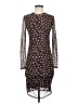 525 America Polka Dots Brown Cocktail Dress Size XS - photo 1