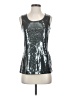 Covington Silver Sleeveless Top Size S - photo 1