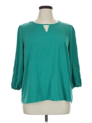 Market and Spruce 3/4 Sleeve Blouse (view 1)