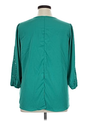 Market and Spruce 3/4 Sleeve Blouse (view 2)