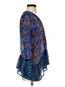Red Camel 100% Polyester Blue 3/4 Sleeve Blouse Size S - photo 4