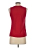 NY&C 100% Polyester Red Sleeveless Blouse Size S - photo 2