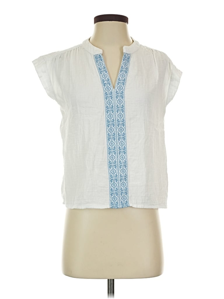 Pre-owned Flag & Anthem Sleeveless T-shirt In White