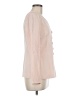 Cache 100% Silk Ivory Silk Blazer Size 6 - photo 4